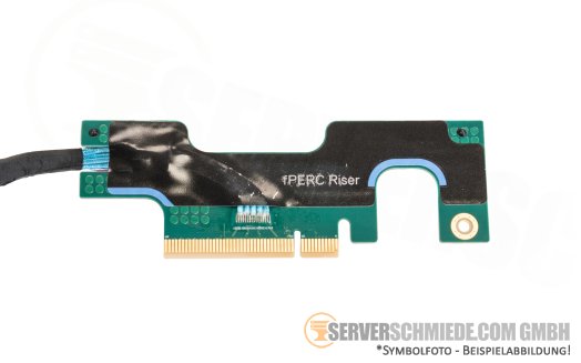 Dell 45cm front PERC to Riser cable 1x SFF-8654 winkel to 1x fPERC PCIe x8 R350 0HJ8MT