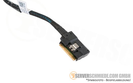 Dell 45cm front PERC to Riser cable 1x SFF-8654 winkel to 1x fPERC PCIe x8 R350 0HJ8MT