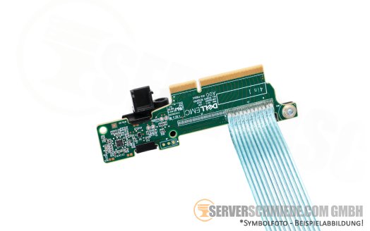 Dell 45cm NVMe Kabel cable 1x SFF-8654 gerade to 1x PCIe Riser R650 10xSFF 0DM8KC