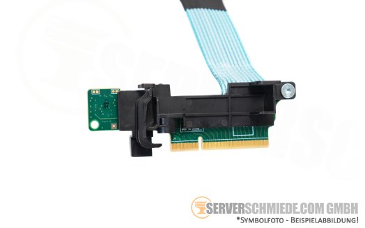 Dell 45cm NVMe Kabel cable 1x SFF-8654 gerade to 1x PCIe Riser R650 10xSFF 0DM8KC