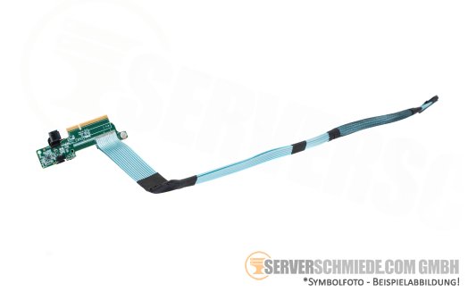 Dell 45cm NVMe Kabel cable 1x SFF-8654 gerade to 1x PCIe Riser R650 10xSFF 0DM8KC