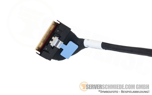 Dell 45cm SAS cable 1x SFF-8654 gerade to 1x SFF-8654 winkel BP_DST_PA1 to MB_SL2 R7615 0JF9M3