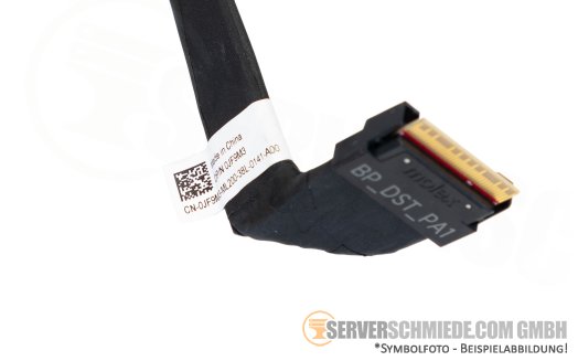Dell 45cm SAS cable 1x SFF-8654 gerade to 1x SFF-8654 winkel BP_DST_PA1 to MB_SL2 R7615 0JF9M3