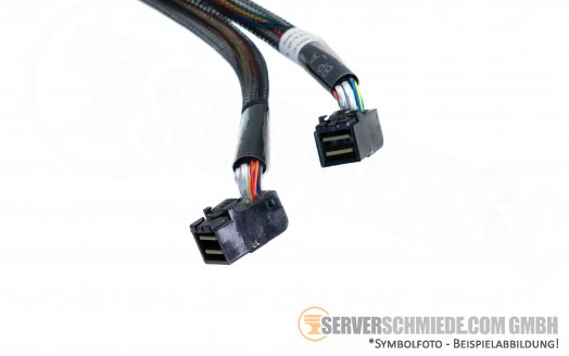 Dell 45cm  SAS Kabel 2x SFF-8643 gerade -- 2x SFF-8643 winkel 01KXPP