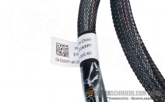 Dell 45cm  SAS Kabel 2x SFF-8643 gerade -- 2x SFF-8643 winkel 01KXPP