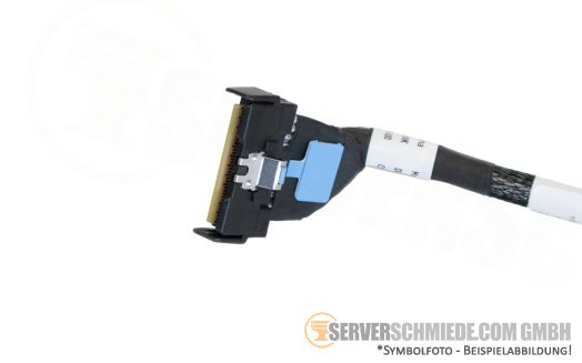 Dell 45cm SAS Kabel cable 1x SFF-8654 gerade to 1x SFF-8654 winkel R7615 0C21NK