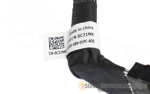 Dell 45cm SAS Kabel cable 1x SFF-8654 gerade to 1x SFF-8654 winkel R7615 0C21NK