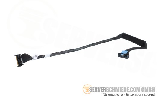Dell 45cm SAS Kabel cable 1x SFF-8654 gerade to 1x SFF-8654 winkel R7615 0C21NK