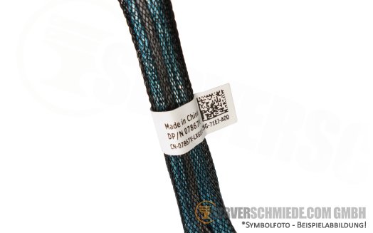 Dell 45cm SAS Kabel PCIe PERC 1x SFF-8654 winkel to 1x SFF-8654 winkel R350 07867X