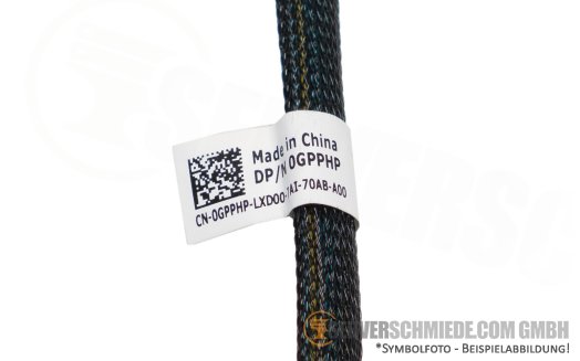 Dell 45cm SATA Kabel 1x SFF-8643 gerade to 1x SFF-8611 Oculink winkel R440 4xLFF 0GPPHP