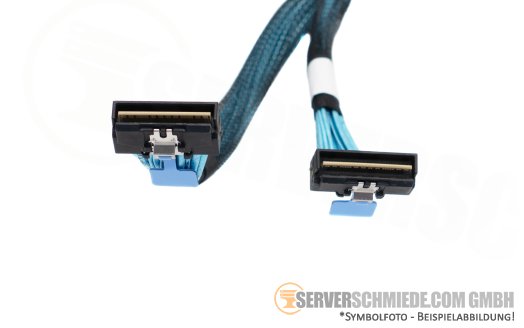 Dell 48cm NVMe Kabel cable 2x SFF-8654 gerade to 2x SFF-8654 gerade R7525 0C47DK