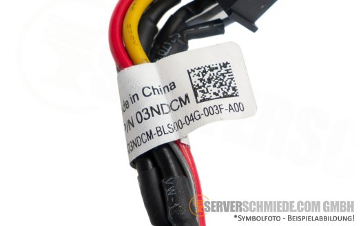 Dell 4cm Rear Backplane Power Kabel cable 1x 12-pin gerade to 1x 8-pin gerade R6525 03NDCM