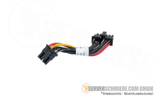 Dell 4cm Rear Backplane Power Kabel cable 1x 12-pin gerade to 1x 8-pin gerade R6525 03NDCM