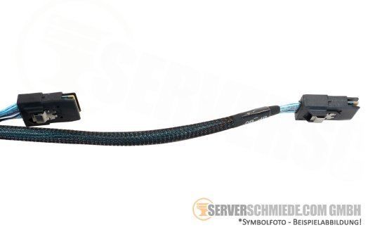 Dell 50-65cm SAS Kabel cable 2x SFF-8087 gerade to 2x SFF-8643 (double) gerade T440 8xLFF 0XRFV4