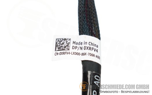 Dell 50-65cm SAS Kabel cable 2x SFF-8087 gerade to 2x SFF-8643 (double) gerade T440 8xLFF 0XRFV4