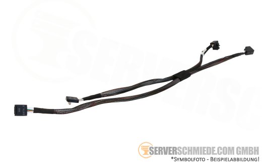 Dell 50cm / 40cm SAS Kabel 2x SFF-8643 winkel to 2x SFF-8611 winkel R440 0WNF9N