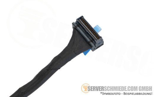 Dell 50cm Mainboard to front PERC Controller cable 1x SFF-8654 winkel to 1x SFF-8654 gerade R7615 24xSFF 0XXDR6