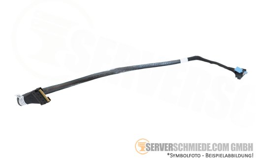 Dell 50cm Mainboard to front PERC Controller cable 1x SFF-8654 winkel to 1x SFF-8654 gerade R7615 24xSFF 0XXDR6