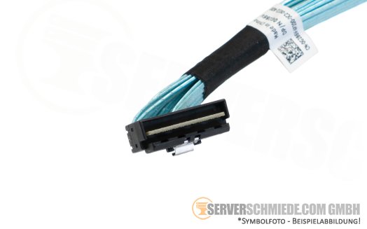 Dell 50cm NVMe Kabel cable 1x SFF-8654 gerade to 1x SFF-8654 gerade R6525 10xSFF 0G286V