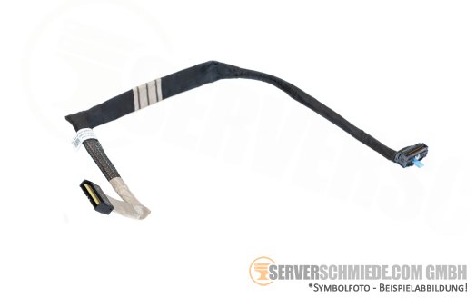 Dell 50cm SAS cable 1x SFF-8654 gerade to 1x SFF-8654 winkel R6615 8x SFF 0GM0M9
