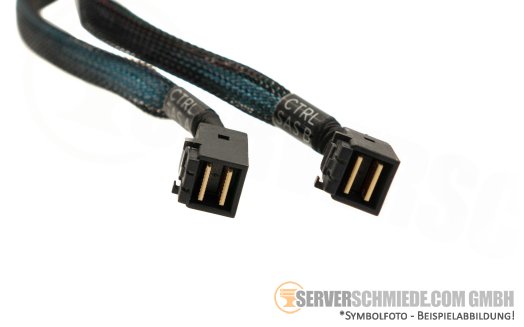 Dell 40 / 50cm SAS Kabel 2x SFF-8643 gerade to 2x SFF-8087 gerade 09488X