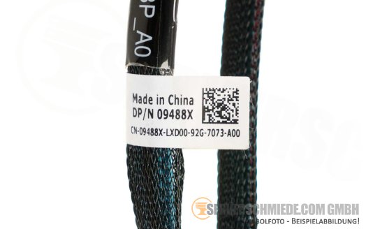 Dell 40 / 50cm SAS Kabel 2x SFF-8643 gerade to 2x SFF-8087 gerade 09488X