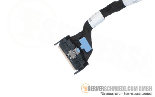 Dell 50cm SAS Kabel cable 1x SFF-8654 gerade to 1x SFF-8654 winkel R7615 02JN19