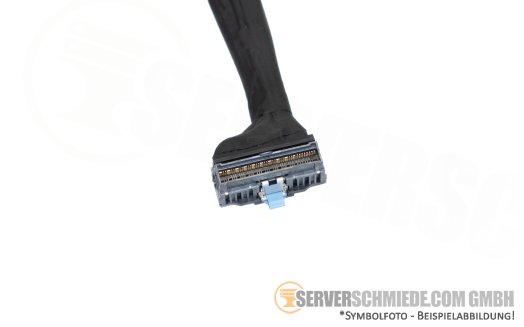 Dell 50cm SAS Kabel cable 1x SFF-8654 gerade to 1x SFF-8654 winkel R7615 02JN19