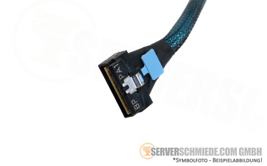 Dell 52cm NVMe Kabel cable 1x SFF-8654 gerade to 1x SFF-8654 gerade XR12 0N16D4