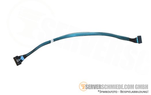 Dell 52cm NVMe Kabel cable 1x SFF-8654 gerade to 1x SFF-8654 gerade XR12 0N16D4