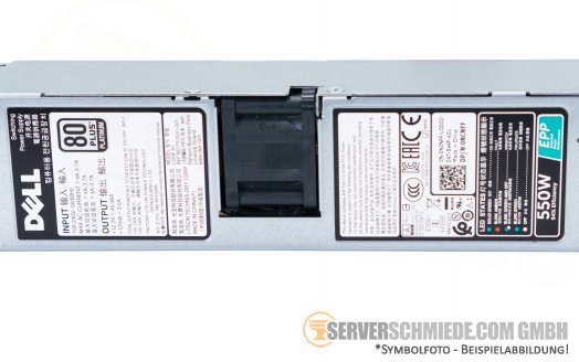 Dell 550W 80 Plus Platinum PSU Netzteil 0NCNFF R430 R440