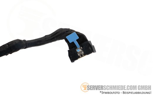 Dell 55cm NVMe Kabel cable 1x SFF-8654 gerade to 1x SFF-8654 gerade R6625 072TTC