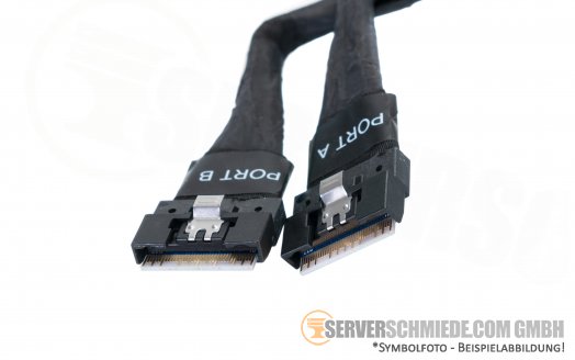 Dell 55cm R740xd 24x SFF NVMe Extender Cable Kabel for Bay A1/B1 - A/B 0XW06Y