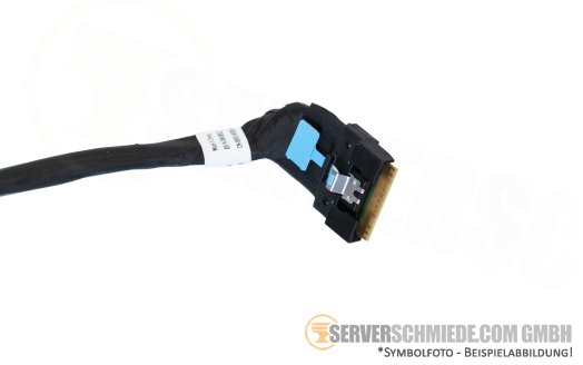 Dell 55cm SAS cable 1x SFF-8654 gerade to 1x SFF-8654 winkel BP_DST_PB1 to MB_SL4 R7615 08V852