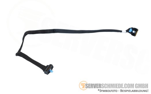 Dell 55cm SAS cable 1x SFF-8654 gerade to 1x SFF-8654 winkel BP_DST_PB1 to MB_SL4 R7615 08V852