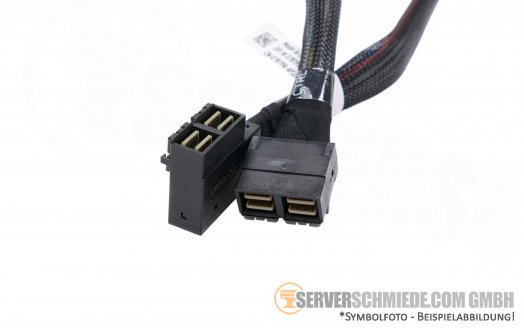 Dell 55cm SAS Kabel 1x double SFF-8643 gerade 1x double SFF-8643 winkel  0787PR