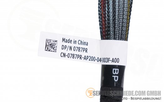 Dell 55cm SAS Kabel 1x double SFF-8643 gerade 1x double SFF-8643 winkel  0787PR