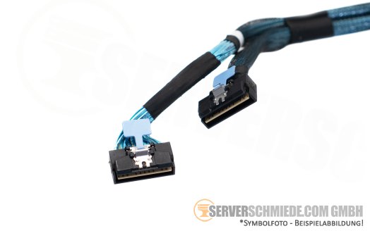 Dell 57 / 67cm NVMe Kabel cable 2x SFF-8654 gerade to 2x SFF-8654 gerade R7525 0D8TC5