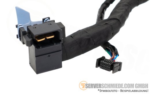 Dell 60 / 40cm GPU power Kabel cable 1x 2-pin + 1x 12-pin to 2x 6+2-pin PCIe R760 R7960 09PVH2