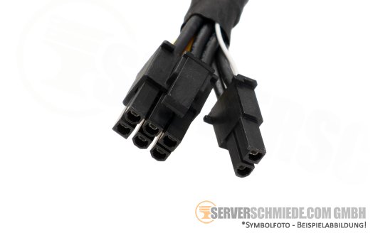Dell 60 / 40cm GPU power Kabel cable 1x 2-pin + 1x 12-pin to 2x 6+2-pin PCIe R760 R7960 09PVH2