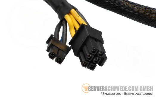 Dell 60 / 40cm GPU power Kabel cable 1x 2-pin + 1x 12-pin to 2x 6+2-pin PCIe R760 R7960 09PVH2