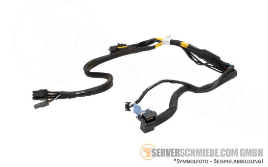 Dell 60 / 40cm GPU power Kabel cable 1x 2-pin + 1x 12-pin to 2x 6+2-pin PCIe R760 R7960 09PVH2