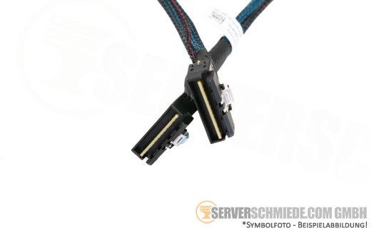 Dell 60cm Backplane to front PERC Controller Kabel 1x SFF-8654 gerade to 1x SFF-8654 gerade R7525 H755N 08XK39