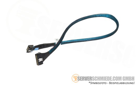 Dell 60cm Backplane to front PERC Controller Kabel 1x SFF-8654 gerade to 1x SFF-8654 gerade R7525 H755N 08XK39