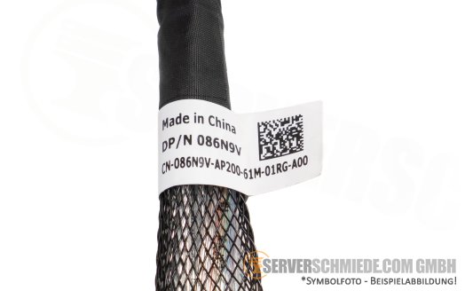 Dell 60cm NVMe Kabel cable 1x SFF-8654 gerade to 1x SFF-8654 winkel R7715 086N9V