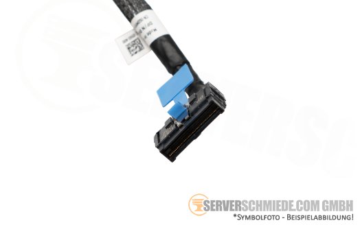 Dell 60cm NVMe Kabel cable 1x SFF-8654 gerade to 1x SFF-8654 winkel R7715 0G0MYX