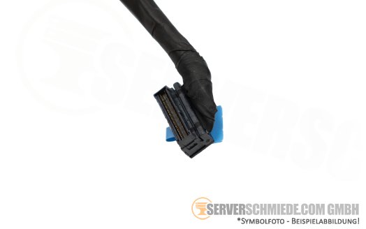 Dell 60cm NVMe Kabel cable 1x SFF-8654 gerade to 1x SFF-8654 winkel R7715 0G0MYX
