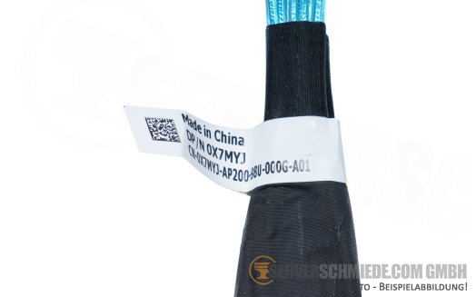 Dell 61 / 55cm NVMe Extender Kabel cable 2x SFF-8654 8i gerade to 2x SFF-8654 8i winkel R740xd 24xSFF 0X7MYJ