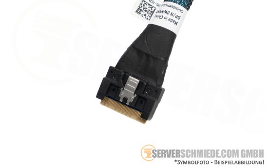 Dell 63cm front PERC Kabel cable 1x SFF-8654 gerade to 1x SFF-8654 gerade R6525 10xSFF 0W5NMT