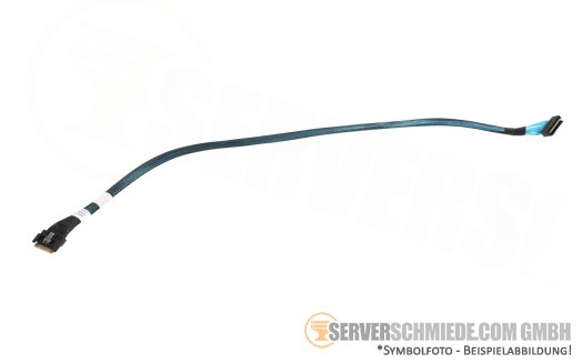Dell 63cm front PERC Kabel cable 1x SFF-8654 gerade to 1x SFF-8654 gerade R6525 10xSFF 0W5NMT
